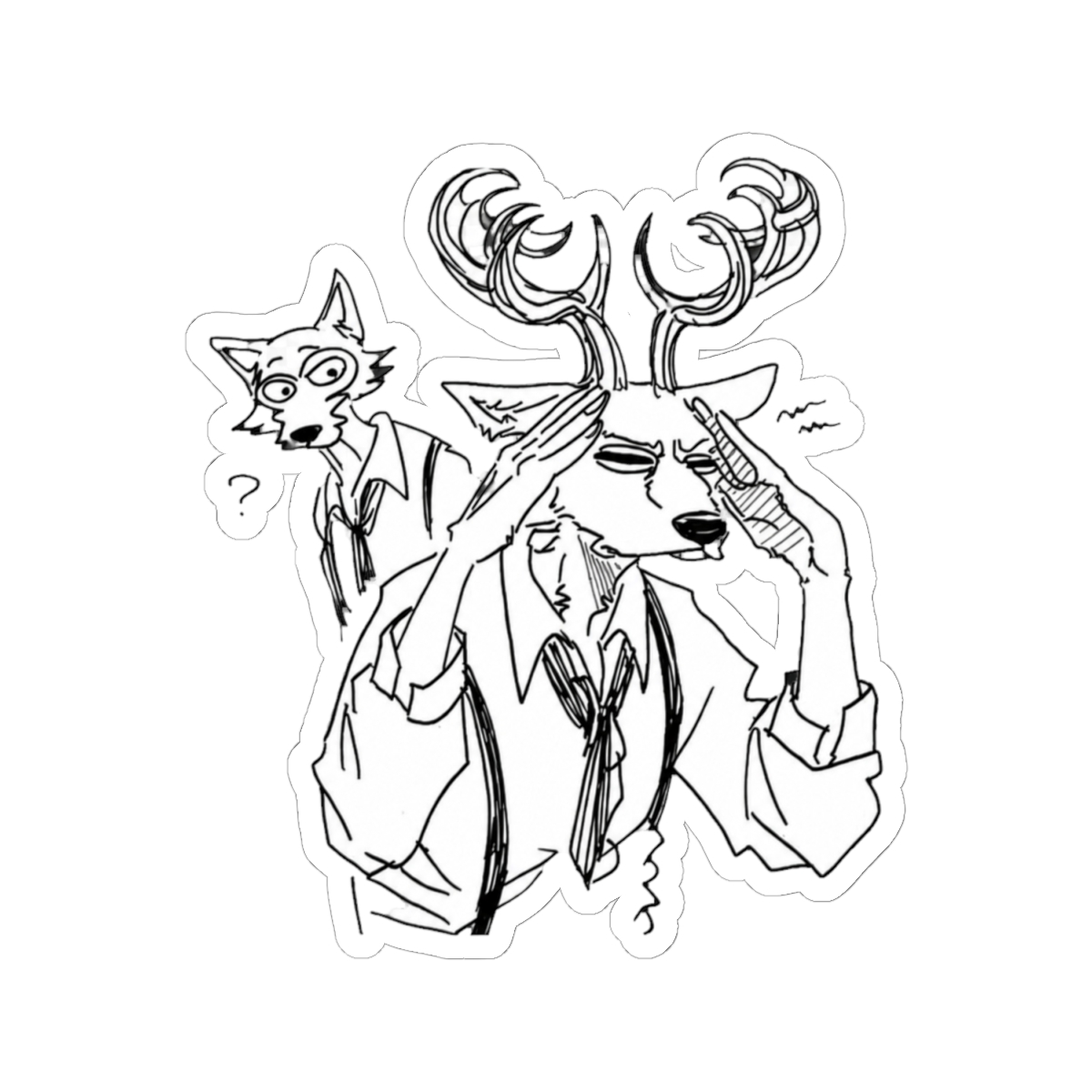 Louis and Legoshi | Beastars - alternate angle 2, merchandise